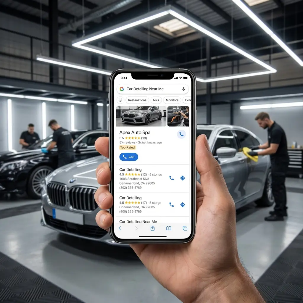 Local SEO for Auto Detailers: Dominate Google Maps in Your City