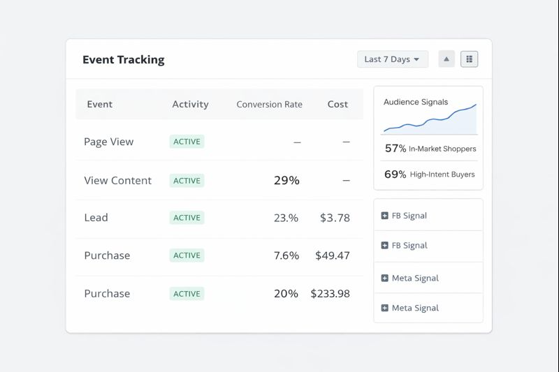 Event Tracking Dashboard